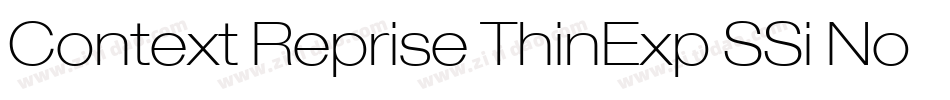 Context Reprise ThinExp SSi Normal字体转换